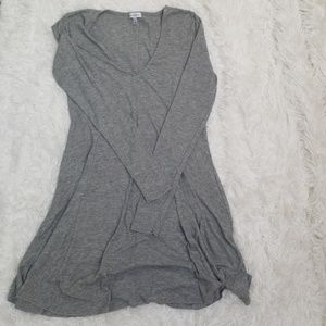 Love Fire Grey T Shirt Dress